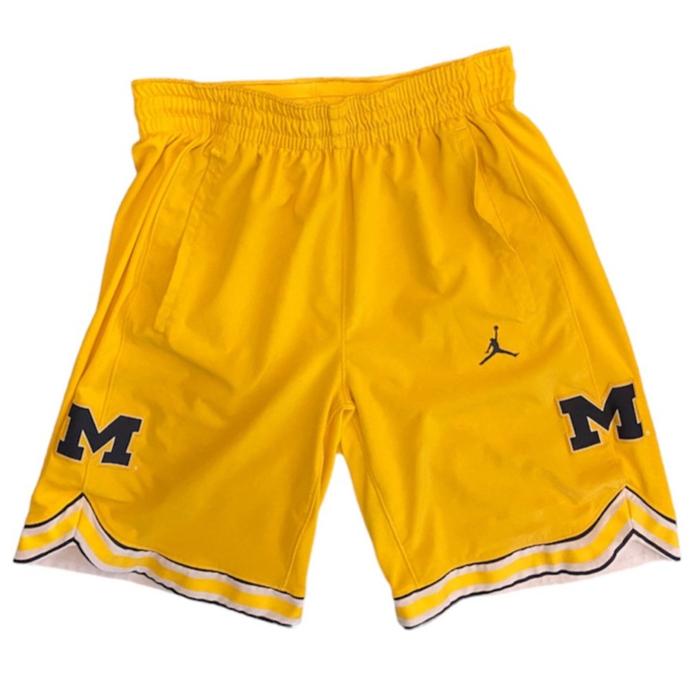 Jordan Men's Yellow Athletic Shorts